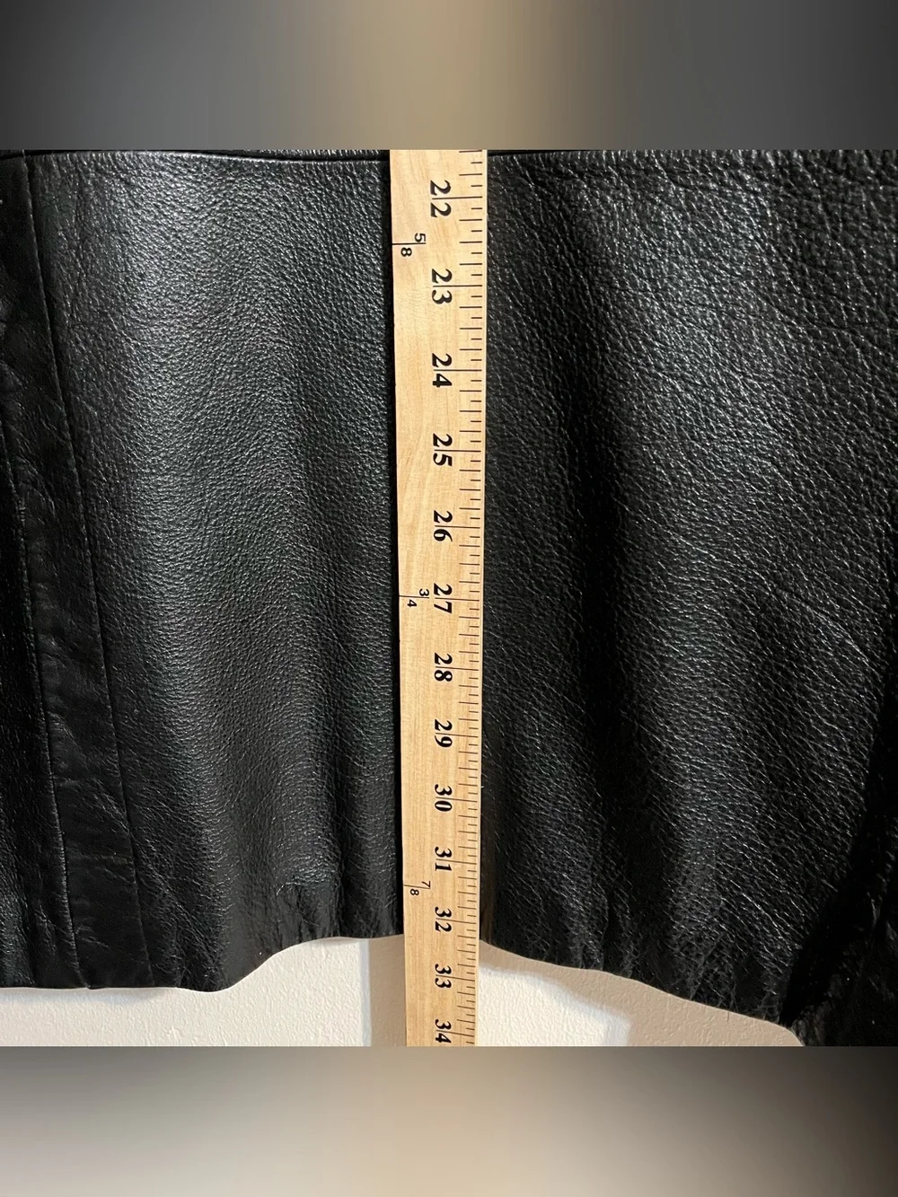 Black Leather Button-Up Men’s Jacket Wilson Small